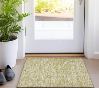 Piper Looms Chantille Floral ACN1086 Tan Machine Washable Area Rug Scatter Lifestyle Image Feature