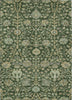 Piper Looms Chantille Floral ACN1087 Green Machine Washable Area Rug main image