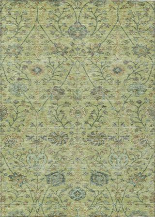 Piper Looms Chantille Floral ACN1087 Mint Machine Washable Area Rug main image
