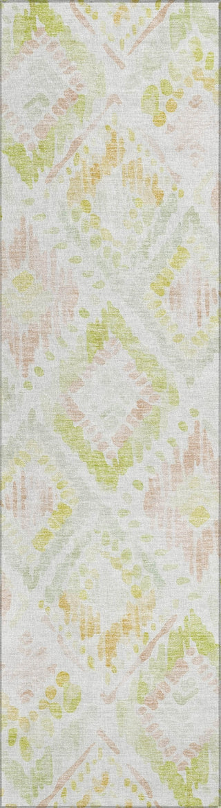 Piper Looms Chantille Geometric ACN1088 Pink Machine Washable Area Rug Runner Main Image
