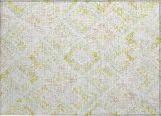 Piper Looms Chantille Geometric ACN1088 Pink Machine Washable Area Rug Scatter Main Image