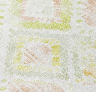 Piper Looms Chantille Geometric ACN1088 Pink Machine Washable Area Rug Swatch Image
