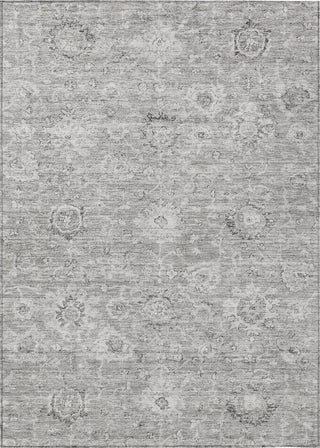 Piper Looms Chantille Damask ACN1089 Gray Machine Washable Area Rug main image
