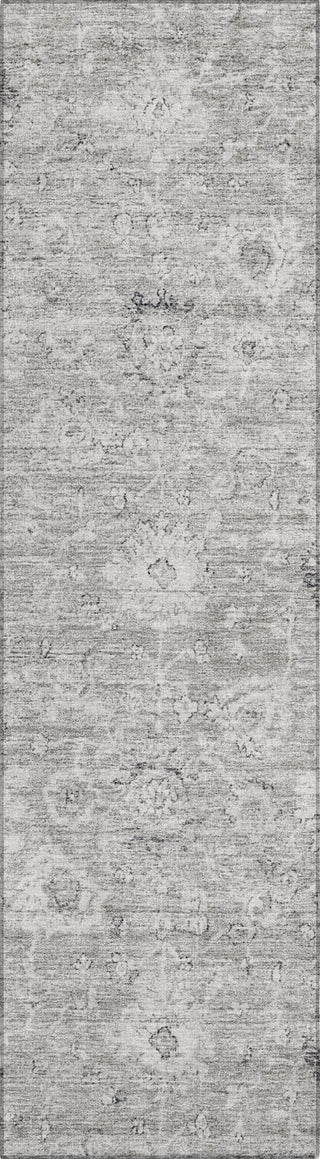 Piper Looms Chantille Damask ACN1089 Gray Machine Washable Area Rug Runner Main Image