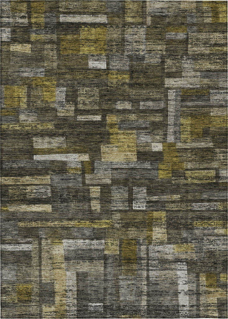 Piper Looms Chantille Stripes ACN1090 Charcoal Machine Washable Area Rug main image