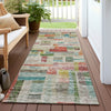 Piper Looms Chantille Stripes ACN1090 Paprika Machine Washable Area Rug Runner Outdoor Lifestyle Image Feature