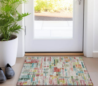 Piper Looms Chantille Stripes ACN1090 Paprika Machine Washable Area Rug Scatter Lifestyle Image Feature
