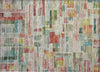 Piper Looms Chantille Stripes ACN1090 Paprika Machine Washable Area Rug Scatter Main Image