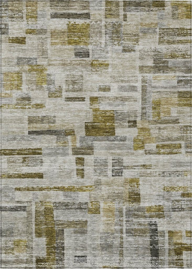 Piper Looms Chantille Stripes ACN1090 Taupe Machine Washable Area Rug main image