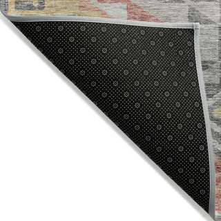 Piper Looms Chantille Global ACN1091 Gray Machine Washable Area Rug Backing Image