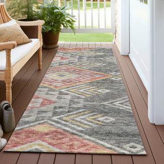 Piper Looms Chantille Global ACN1091 Gray Machine Washable Area Rug Runner Outdoor Lifestyle Image Feature