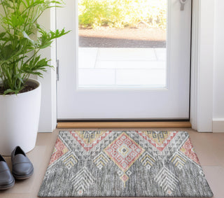 Piper Looms Chantille Global ACN1091 Gray Machine Washable Area Rug Scatter Lifestyle Image Feature
