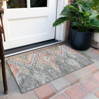Piper Looms Chantille Global ACN1091 Gray Machine Washable Area Rug Scatter Outdoor Lifestyle Image Feature