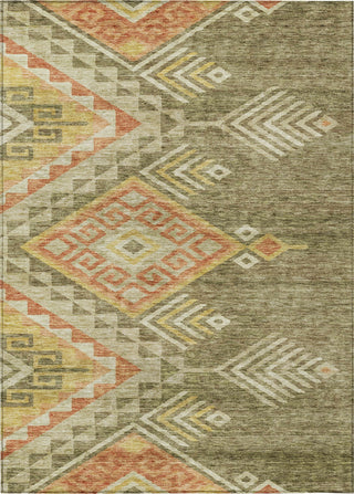 Piper Looms Chantille Global ACN1091 Green Machine Washable Area Rug main image