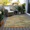 Piper Looms Chantille Global ACN1091 Green Machine Washable Area Rug Outdoor Lifestyle Image Feature
