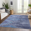 Piper Looms Chantille Global ACN1091 Navy Machine Washable Area Rug Lifestyle Image Feature