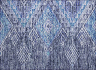 Piper Looms Chantille Global ACN1091 Navy Machine Washable Area Rug Scatter Main Image