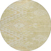 Piper Looms Chantille Global ACN1091 Tan Machine Washable Area Rug Round Main Image