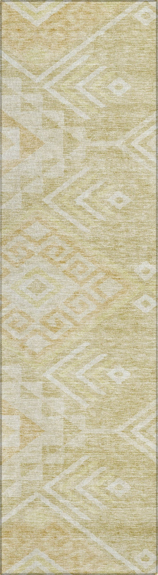 Piper Looms Chantille Global ACN1091 Tan Machine Washable Area Rug Runner Main Image
