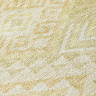 Piper Looms Chantille Global ACN1091 Tan Machine Washable Area Rug Swatch Image