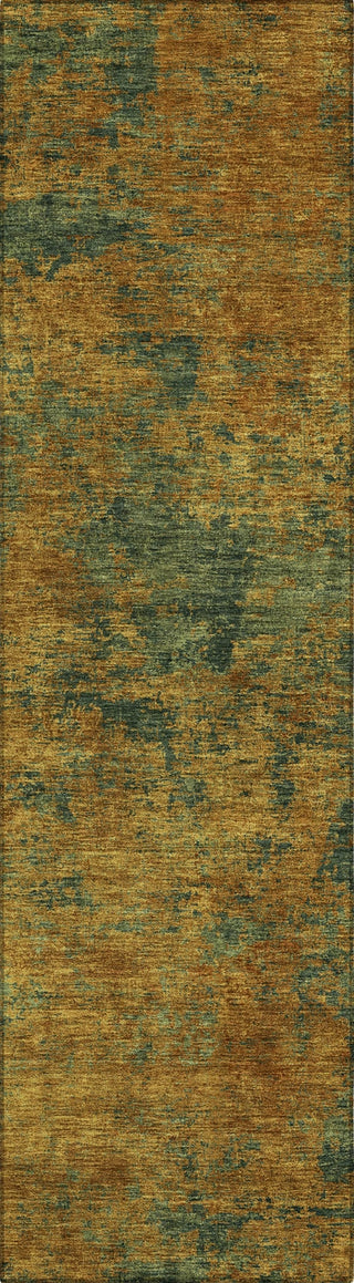 Piper Looms Chantille Abstract ACN1093 Copper Machine Washable Area Rug Runner Main Image