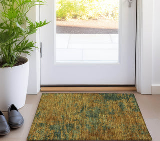 Piper Looms Chantille Abstract ACN1093 Copper Machine Washable Area Rug Scatter Lifestyle Image Feature