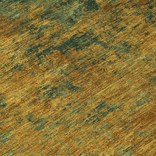 Piper Looms Chantille Abstract ACN1093 Copper Machine Washable Area Rug Swatch Image