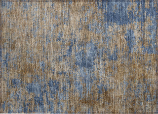 Piper Looms Chantille Abstract ACN1093 Navy Machine Washable Area Rug Scatter Main Image