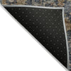 Piper Looms Chantille Damask ACN1094 Navy Machine Washable Area Rug Backing Image