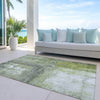 Piper Looms Chantille Modern ACN1095 Aloe Machine Washable Area Rug Outdoor Lifestyle Image Feature