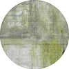Piper Looms Chantille Modern ACN1095 Aloe Machine Washable Area Rug Round Main Image
