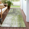 Piper Looms Chantille Modern ACN1095 Aloe Machine Washable Area Rug Runner Outdoor Lifestyle Image Feature
