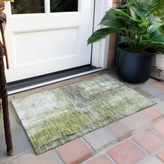 Piper Looms Chantille Modern ACN1095 Aloe Machine Washable Area Rug Scatter Outdoor Lifestyle Image Feature