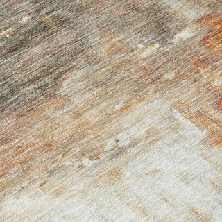 Piper Looms Chantille Modern ACN1095 Copper Machine Washable Area Rug Swatch Image