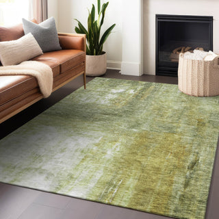 Piper Looms Chantille Modern ACN1095 Sage Machine Washable Area Rug Lifestyle Image Feature