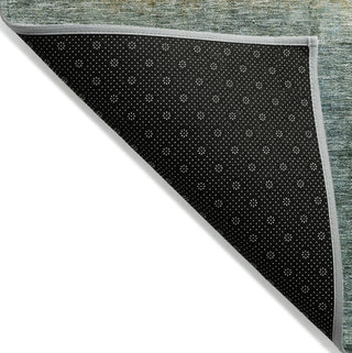 Piper Looms Chantille Modern ACN1096 Blue Machine Washable Area Rug Backing Image