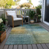 Piper Looms Chantille Modern ACN1096 Blue Machine Washable Area Rug Outdoor Lifestyle Image Feature