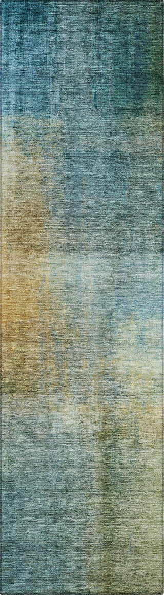 Piper Looms Chantille Modern ACN1096 Blue Machine Washable Area Rug Runner Main Image