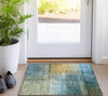 Piper Looms Chantille Modern ACN1096 Blue Machine Washable Area Rug Scatter Lifestyle Image Feature
