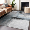 Piper Looms Chantille Modern ACN1097 Blue Machine Washable Area Rug Lifestyle Image Feature