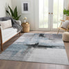 Piper Looms Chantille Modern ACN1097 Blue Machine Washable Area Rug Lifestyle Image Feature