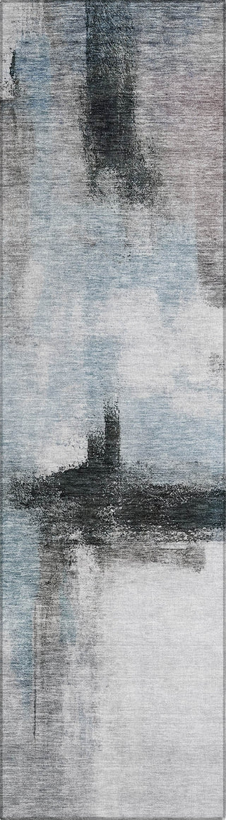 Piper Looms Chantille Modern ACN1097 Blue Machine Washable Area Rug Runner Main Image