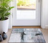 Piper Looms Chantille Modern ACN1097 Blue Machine Washable Area Rug Scatter Lifestyle Image Feature