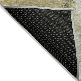 Piper Looms Chantille Modern ACN1097 Wheat Machine Washable Area Rug Backing Image