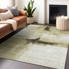 Piper Looms Chantille Modern ACN1097 Wheat Machine Washable Area Rug Lifestyle Image Feature