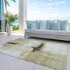 Piper Looms Chantille Modern ACN1097 Wheat Machine Washable Area Rug Outdoor Lifestyle Image Feature