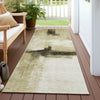 Piper Looms Chantille Modern ACN1097 Wheat Machine Washable Area Rug Runner Outdoor Lifestyle Image Feature