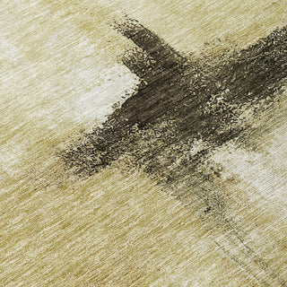 Piper Looms Chantille Modern ACN1097 Wheat Machine Washable Area Rug Swatch Image