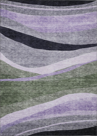 Piper Looms Chantille Swirls ACN1098 Aloe Machine Washable Area Rug main image