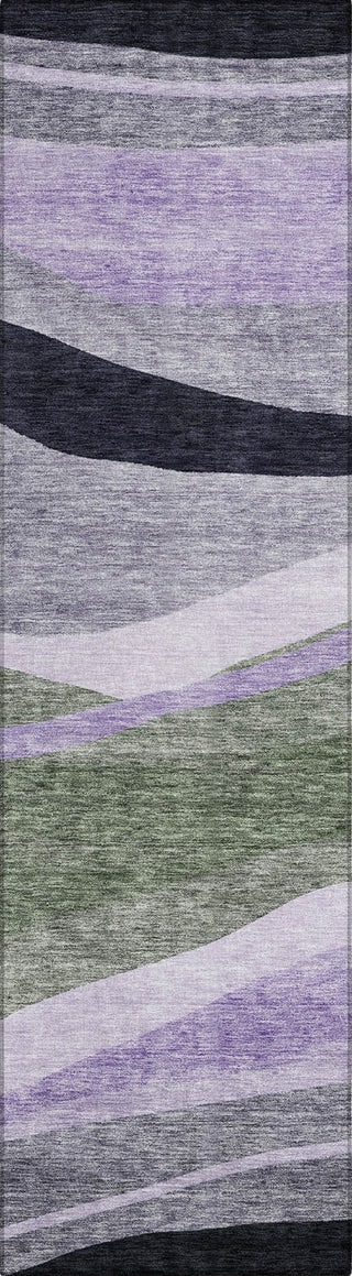 Piper Looms Chantille Swirls ACN1098 Aloe Machine Washable Area Rug Runner Main Image